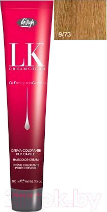 Изображение товара Крем-краска для волос Lisap Oil Protection Complex 9/73 (100мл, блондин бежево-золотистый)