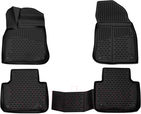 Изображение товара Комплект ковриков для авто ELEMENT ELEMENT3D5162210K для Volkswagen Touareg (4шт)