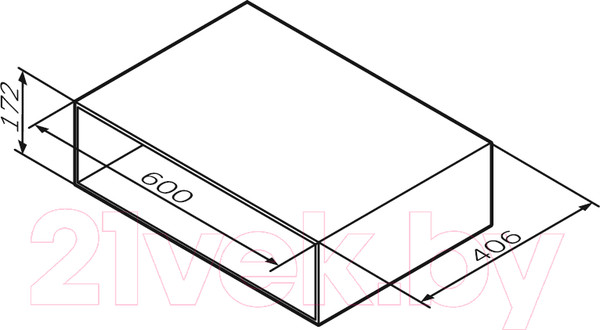 Изображение товара Консоль для ванной AM.PM Gem M90OHX0600NF