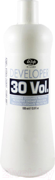 Изображение товара Эмульсия для окисления краски Lisap Developer 30 vol 9% (1л)