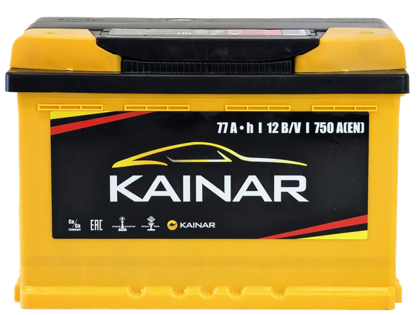 Изображение товара Автомобильный аккумулятор Kainar L+ / 077 11 20 02 0121 10 11 0 R (77 А/ч)