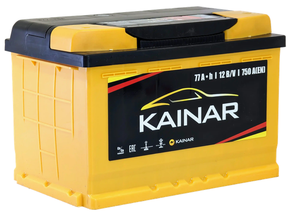 Изображение товара Автомобильный аккумулятор Kainar L+ / 077 11 20 02 0121 10 11 0 R (77 А/ч)