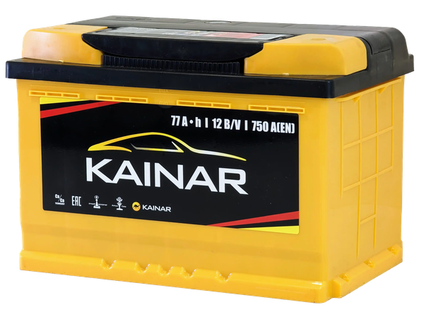 Изображение товара Автомобильный аккумулятор Kainar L+ / 077 11 20 02 0121 10 11 0 R (77 А/ч)
