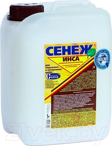 Изображение товара Антисептик для древесины Сенеж Инса (5кг)