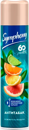 Изображение товара Освежитель воздуха SYMPHONY Антитабак (300см3)