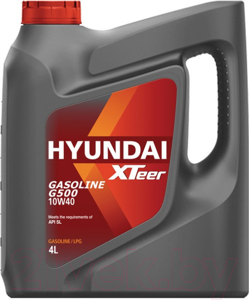 Моторное масло Hyundai XTeer Gasoline G500 10W40 / 1041044 (4л) — фото 3