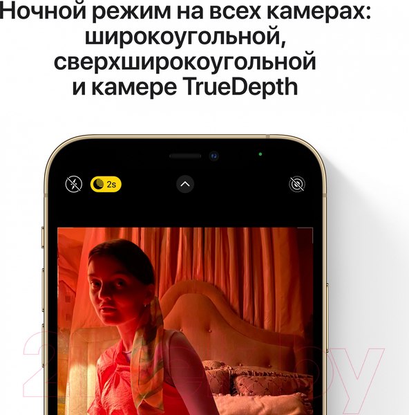 Изображение товара Смартфон восстановленный Apple iPhone 12 Pro 128GB Flip Грейд A (серебристый)