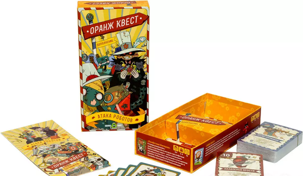 Изображение товара Дополнение к настольной игре Muravey Games Оранж Квест: Дополнение Атака роботов / MG-0002