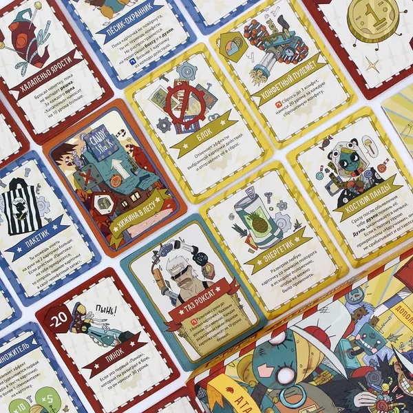 Изображение товара Дополнение к настольной игре Muravey Games Оранж Квест: Дополнение Атака роботов / MG-0002