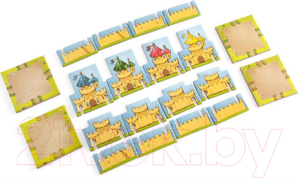 Изображение товара Настольная игра Blue Orange Лоскутное королевство (RU Kingdomino)