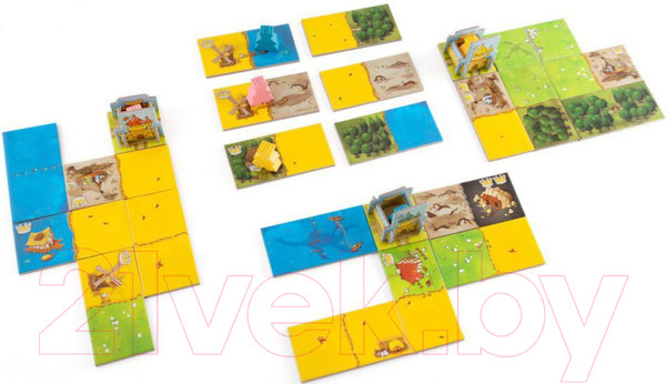 Изображение товара Настольная игра Blue Orange Лоскутное королевство (RU Kingdomino)