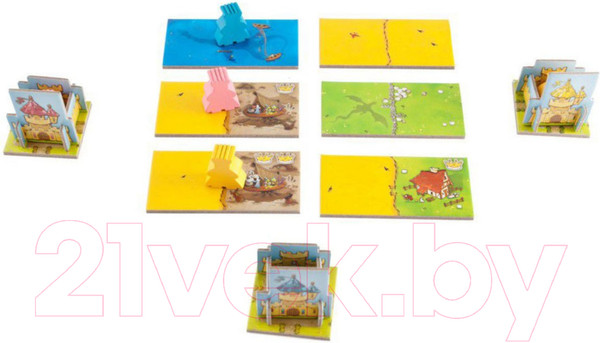 Изображение товара Настольная игра Blue Orange Лоскутное королевство (RU Kingdomino)