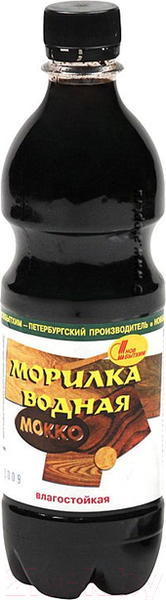 Изображение товара Морилка Новбытхим Водная влагостойкая (бутылка пэт 500мл, бордовый)