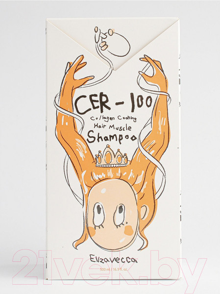 Изображение товара Шампунь для волос Elizavecca CER-100 Collagen Coating Hair Muscle (500мл)