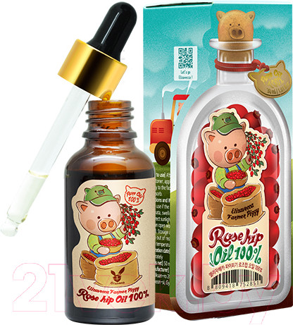 Изображение товара Масло для лица Elizavecca Farmer Piggy Rose hip Oil 100% (30мл)