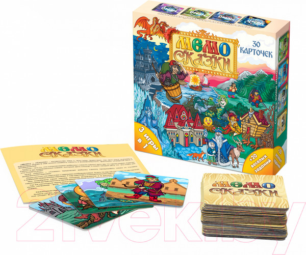 Изображение товара Настольная игра Нескучные игры Мемо Сказки / 8063