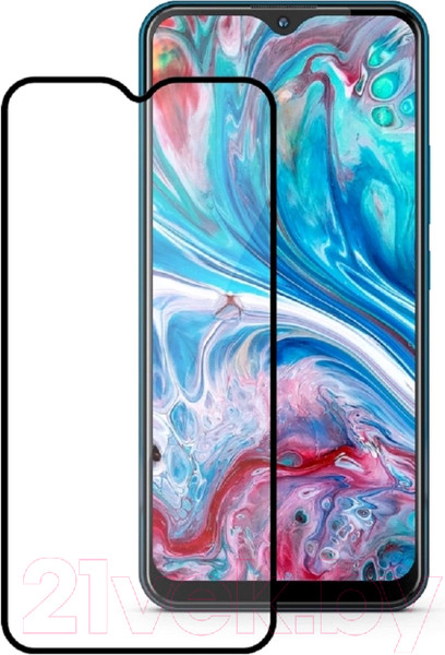 Изображение товара Защитное стекло для телефона Case Full Glue для Vivo Y11/Y12 (черный глянец)