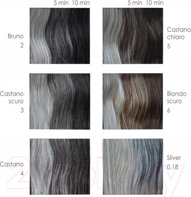 Изображение товара Крем-краска для волос Lisap Man 4 (60мл, каштановый)