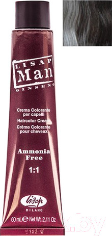 Изображение товара Крем-краска для волос Lisap Man 5 (60мл, светло-каштановый)