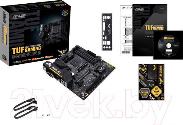 Изображение товара Материнская плата Asus TUF Gaming B450M-Plus II