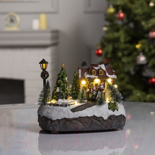 Изображение товара Световая фигурка Luazon Новогодний город 4357379