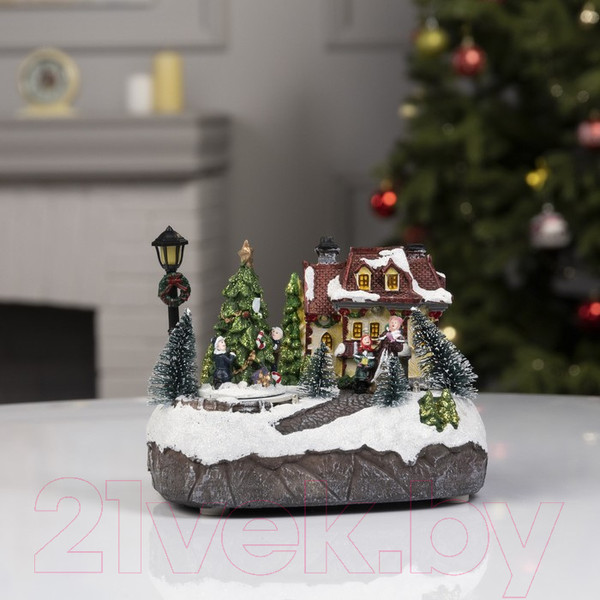 Изображение товара Световая фигурка Luazon Новогодний город 4357379