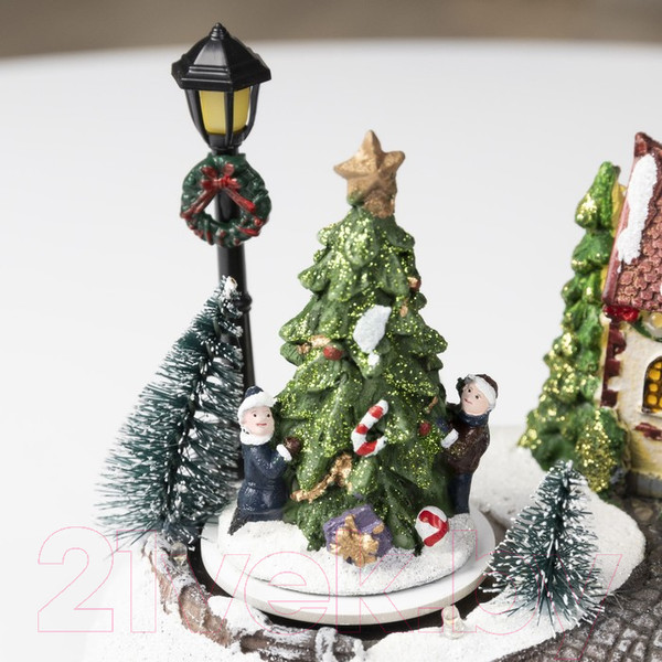 Изображение товара Световая фигурка Luazon Новогодний город 4357379