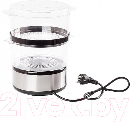 Изображение товара Пароварка стационарная Endever Vita-165 (черный/металлик)