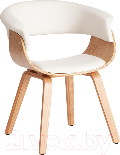 Изображение товара Стул Tetchair Vimta дерево/металл/экокожа (белый)