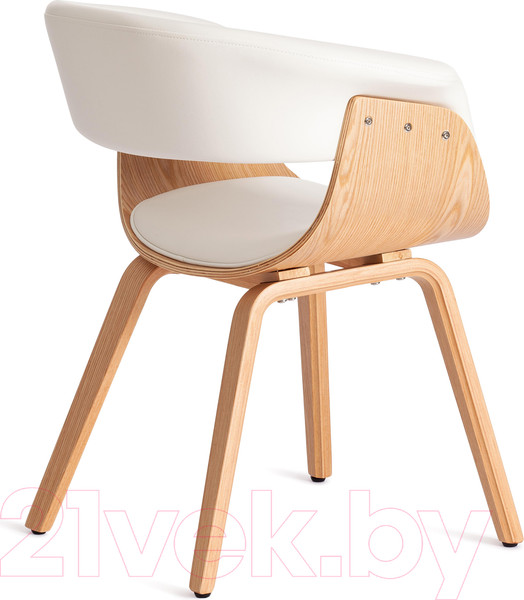 Изображение товара Стул Tetchair Vimta дерево/металл/экокожа (белый)