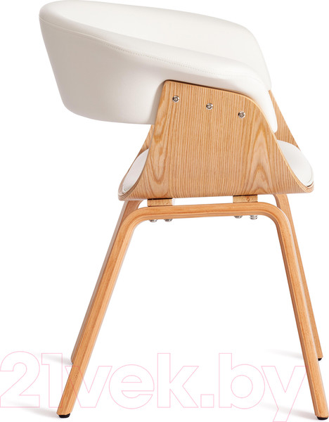 Изображение товара Стул Tetchair Vimta дерево/металл/экокожа (белый)