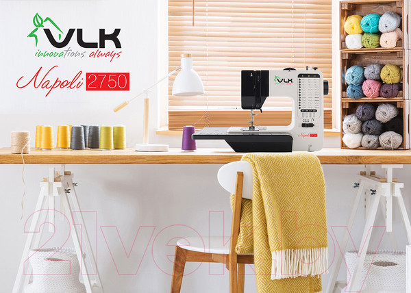 Изображение товара Швейная машина VLK Napoli 2750 (черный/белый)