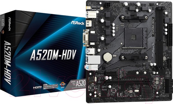 Изображение товара Материнская плата AsRock A520M-HDV