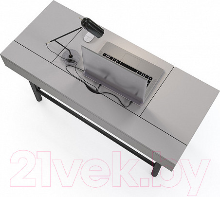 Изображение товара Письменный стол Polini Kids Mirum 1400 (серый)