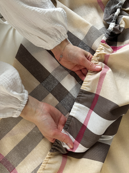 Изображение товара Простыня Samsara Клетка Burberry 140Пр-12