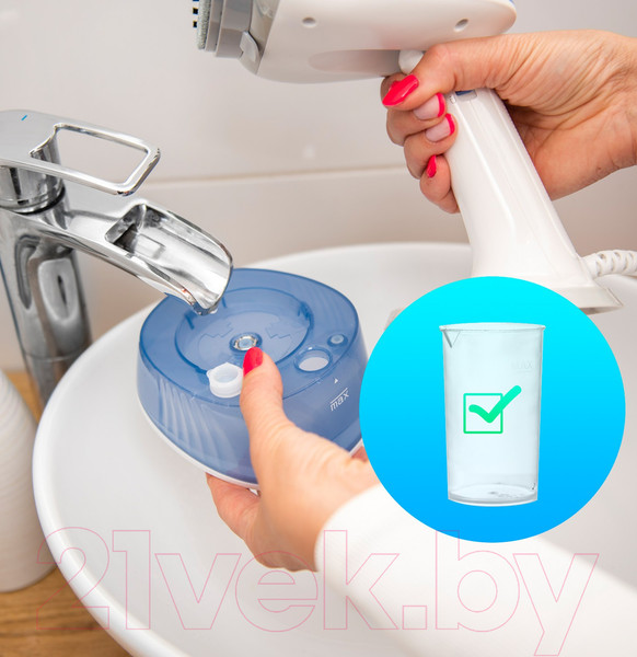 Изображение товара Отпариватель FIRST Austria FA-5647-1 (белый/голубой)