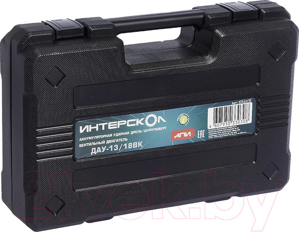 Изображение товара Аккумуляторная дрель-шуруповерт Интерскол ДАУ-13/18ВК (573.2.2.70)