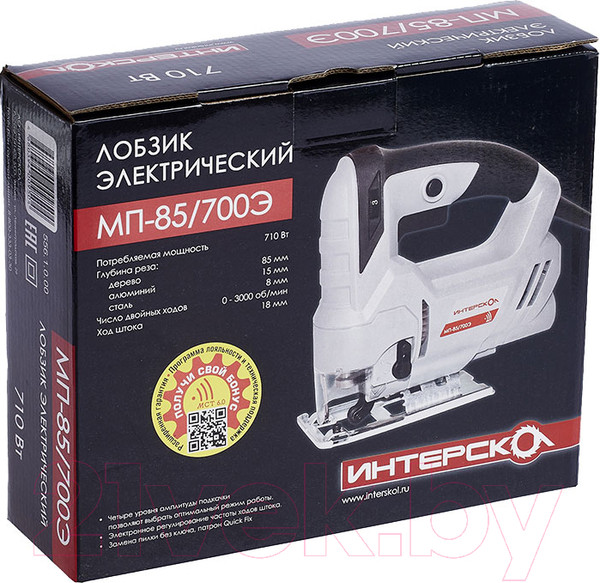 Изображение товара Электролобзик Интерскол МП-85/700Э (556.1.0.00)