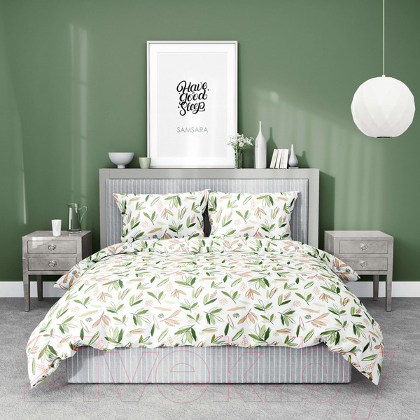 Изображение товара Комплект постельного белья Samsara Листья 220-27