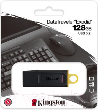 Изображение товара USB flash накопитель Kingston Data Traveler Exodia 128GB (DTX/128GB)