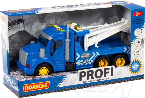 Изображение товара Эвакуатор игрушечный Полесье Профи / 86570 (в коробке)