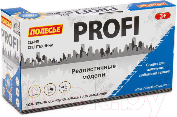 Изображение товара Эвакуатор игрушечный Полесье Профи / 86570 (в коробке)
