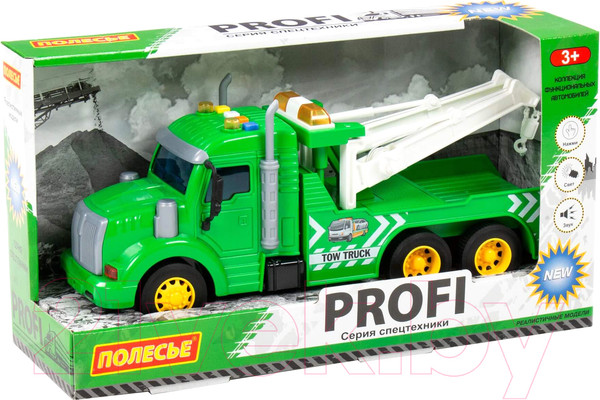 Изображение товара Эвакуатор игрушечный Полесье Профи / 86594 (в коробке)