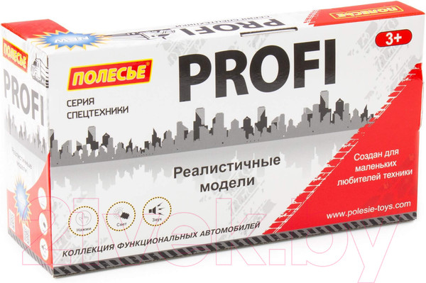 Изображение товара Автомобиль игрушечный Полесье Профи. С цистерной / 86464