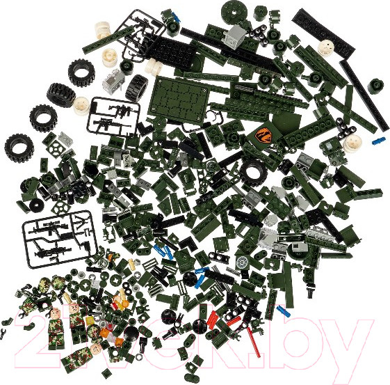 Изображение товара Конструктор Bondibon Военный Десант. Зенитная установка / ВВ4799