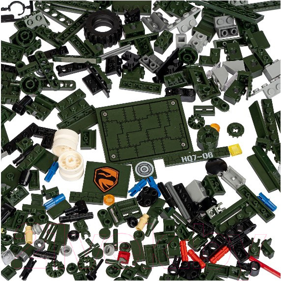 Изображение товара Конструктор Bondibon Военный Десант. Зенитная установка / ВВ4799