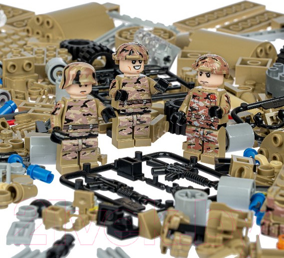 Изображение товара Конструктор Bondibon Военный Десант. Ракетная установка / ВВ4800