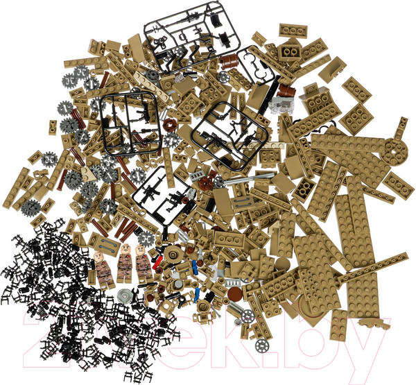 Изображение товара Конструктор Bondibon Военный Десант. Танк / ВВ4801