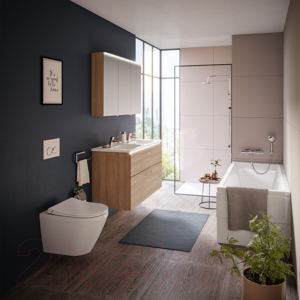 Изображение товара Унитаз подвесной с инсталляцией VitrA 9856B003-7200