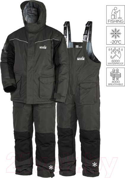 Изображение товара Костюм для охоты и рыбалки Norfin Element Gray 01 / 439201-S